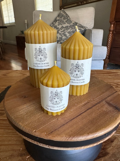 Medium Ribbed Pillar